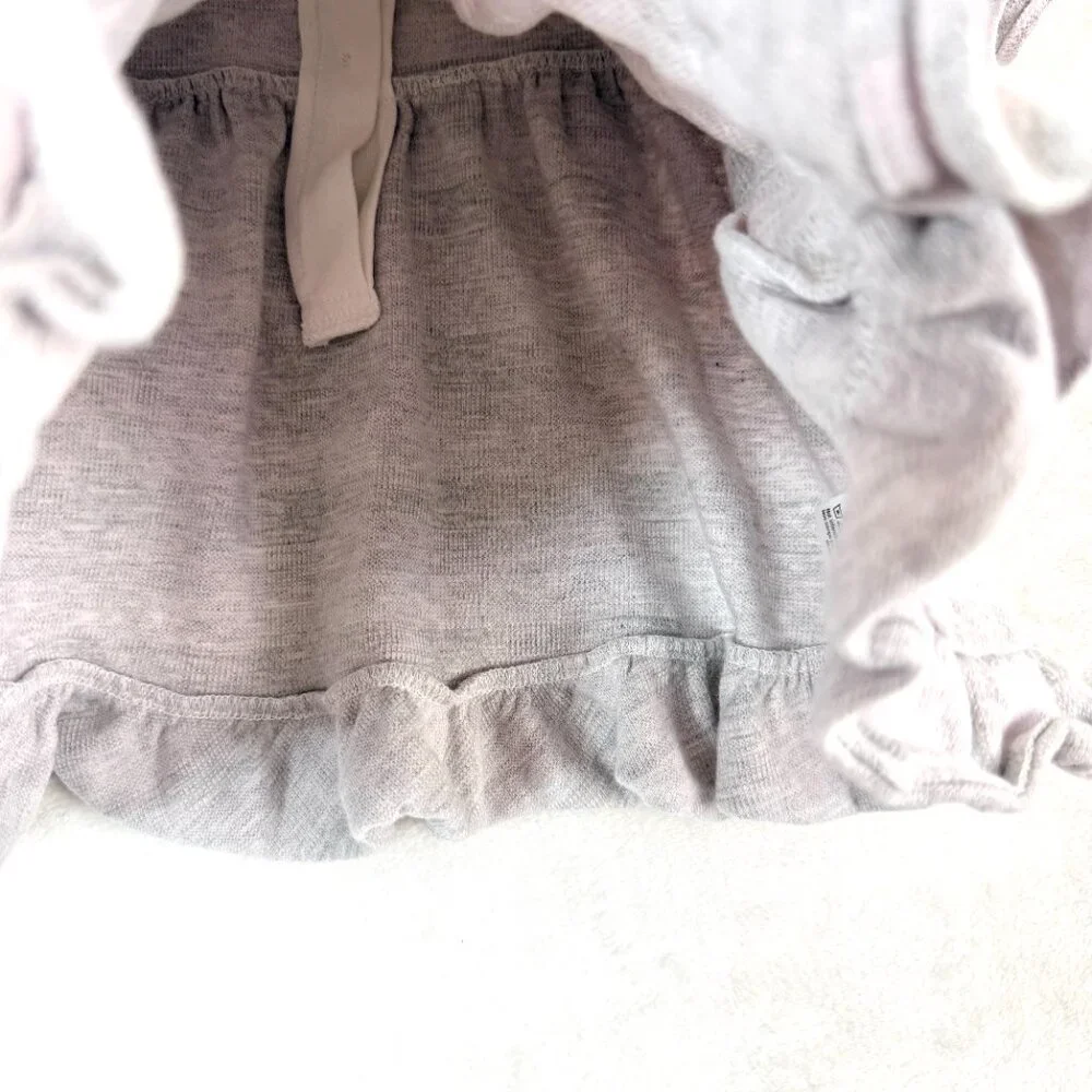 Janie And Jack Plaid Ruffle Bell Sleeve Classic Preppy Dress Baby 3-6 Months